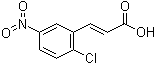 structure of CAS# 36015-19-7, 2-氯-5-硝基肉桂酸