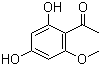 structure of CAS# 3602-54-8, 2',4'-二羟基-6'-甲氧基苯乙酮