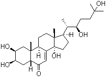 structure of CAS# 3604-87-3, 蜕皮激素