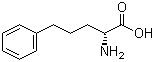 structure of CAS# 36061-08-2, D-2-氨基-5-苯基戊酸