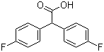 structure of CAS# 361-63-7, 双(4-氟苯基)乙酸