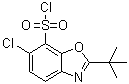 CAS 登录号：361392-60-1, 2-叔丁基-6-氯苯并恶唑-7-磺酰氯