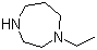 structure of CAS# 3619-73-6, 1-乙基-1,4-二氮杂环庚烷