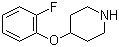 structure of CAS# 3623-02-7, 4-(2-氟苯氧基)哌啶