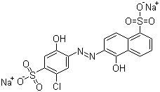 structure of CAS# 3624-68-8, 酸性媒介藏青 RRN