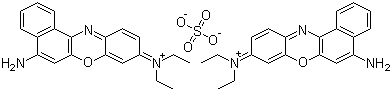Nile Blue A molecular structure (CAS 3625-57-8)