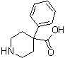 structure of CAS# 3627-45-0, 4-苯基-4-哌啶羧酸