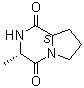 structure of CAS# 36357-32-1, (3S,8aS)-六氢-3-甲基吡咯并[1,2-a]吡嗪-1,4-二酮