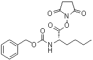 structure of CAS# 36360-62-0, 2,5-Dioxo-1-pyrrolidinyl N-[(benzyloxy)carbonyl]-L-norleucinate