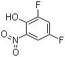 structure of CAS# 364-31-8, 2,4-二氟-6-硝基苯酚