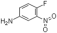 CAS # 364-76-1, 4-Fluoro-3-nitroaniline, 4-Fluoro-3-nitro-benzamine, 3-Nitro-4-fluoroaniline