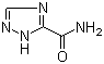 structure of CAS# 3641-08-5, 1,2,4-Triazole-3-carboxamide