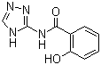 structure of CAS# 36411-52-6, 3-水杨酰胺基-1,2,4-三氮唑