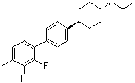 CAS # 364765-44-6, 2,3-Difluoro-4-methyl-4'-(trans-4-propylcyclohexyl)-1,1'-biphenyl