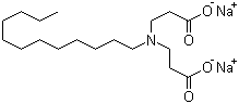 structure of CAS# 3655-00-3, Disodium lauriminodipropionate