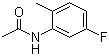 structure of CAS# 366-49-4, 2-Acetamido-4-fluorotoluene