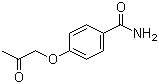 structure of CAS# 36616-19-0, 4-(2-Oxopropoxy)benzamide