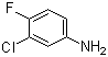 3-Chloro-4-fluoroaniline molecular structure (CAS 367-21-5)