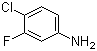 structure of CAS# 367-22-6, 4-氯-3-氟苯胺