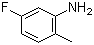 structure of CAS# 367-29-3, 5-Fluoro-2-methylaniline