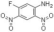 structure of CAS# 367-81-7, 2,4-Dinitro-5-fluoroaniline