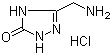 structure of CAS# 367250-06-4, 5-(氨基甲基)-1,2-二氢-3H-1,2,4-三唑-3-酮盐酸盐