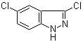 structure of CAS# 36760-20-0, 3,5-二氯-1H-吲唑