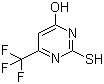 CAS 登录号：368-54-7, 4-羟基-6-(三氟甲基)嘧啶-2-硫醇