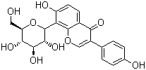 structure of CAS# 3681-99-0, Puerarin