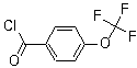 structure of CAS# 36823-88-8, 4-Trifluoromethoxybenzoyl chloride