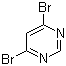 structure of CAS# 36847-10-6, 4,6-二溴嘧啶