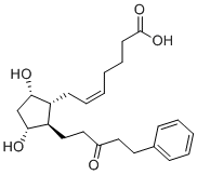 structure of CAS# 369585-22-8, 15-氧代拉坦前列素酸