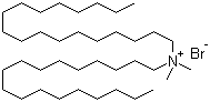 Dimethyldioctadecylammonium bromide molecular structure (CAS 3700-67-2)