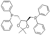 structure of CAS# 37002-48-5, (+)-4,5-双(二苯基膦基甲基)-2,2-二甲基-1,3-二氧杂戊环