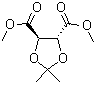 structure of CAS# 37031-29-1, Dimethyl 2,3-O-isopropylidene-L-tartrate