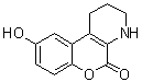 CAS # 370586-05-3, 1,2,3,4-Tetrahydro-9-hydroxy-5H-[1]benzopyrano[3,4-b]pyridin-5-one, CID 797718