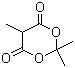 CAS 登录号：3709-18-0, 甲基丙二酸亚异丙酯
