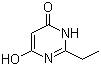 2-Ethyl-6-hydroxy-4(3H)-pyrimidinone molecular structure (CAS 3709-98-6)