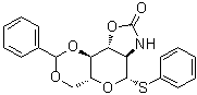 CAS # 371123-25-0, (4aR,6S,6aR,9aR,9bS)-Hexahydro-2-phenyl-6-(phenylthio)-1,3-dioxino[4',5':5,6]pyrano[3,4-d]oxazol-8(6H)-one
