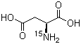 structure of CAS# 3715-16-0, L-天冬氨酸(氮15)