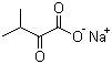 structure of CAS# 3715-29-5, 3-甲基-2-氧代丁酸钠