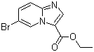 structure of CAS# 372198-69-1, 6-溴咪唑并[1,2-a]吡啶-3-羧酸乙酯