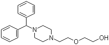 structure of CAS# 3733-63-9, 去氯羟嗪