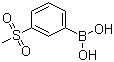 structure of CAS# 373384-18-0, 3-(Methylsulfonyl)phenylboronic acid