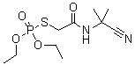 CAS # 3734-95-0, Cyanthoate, M 1568, Romerales, S-[N-(1-Cyano-1-methylethyl)carbamoylmethyl] diethyl phosphorothiolate, Tartan, Tartan (phosphate)