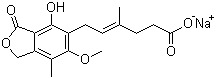 structure of CAS# 37415-62-6, 霉酚酸钠