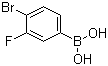 structure of CAS# 374790-97-3, 4-溴-3-氟苯硼酸
