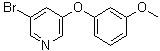 CAS 登录号：374935-00-9, 3-溴-5-(3-甲氧基苯氧基)吡啶
