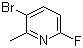 structure of CAS# 375368-83-5, 3-Bromo-6-fluoro-2-methylpyridine