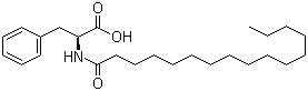 CAS 登录号：37571-96-3, N-十六碳酰基-L-苯丙氨酸